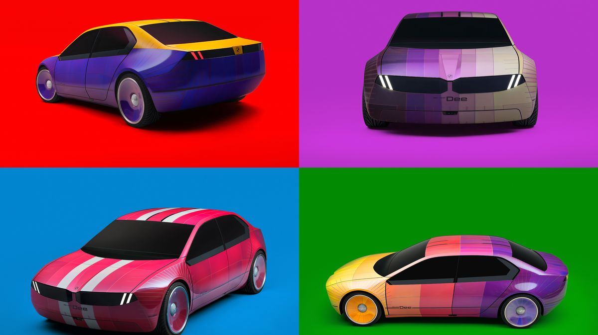 BMW blízké budoucnosti umí měnit svůj vzhled v desítkách barevných kombinací